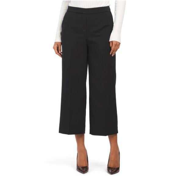 Nicole Miller Pants - New Nicole Miller Women's High Rise Wide Leg Capri Career Pants